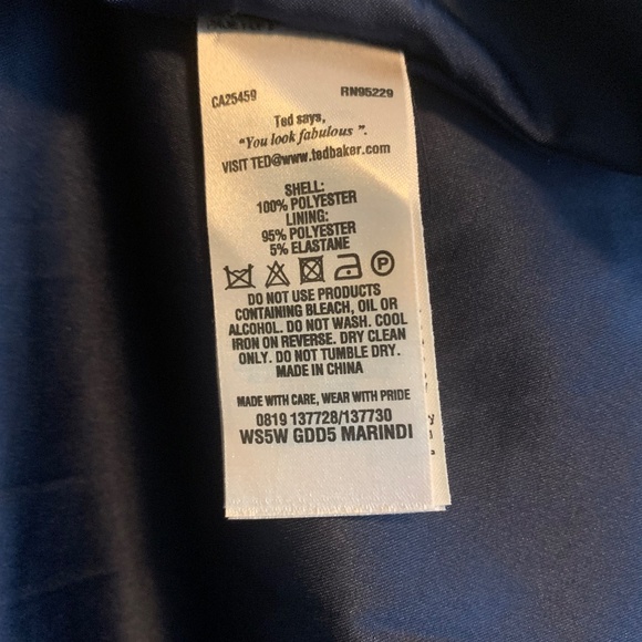 Ted Baker Marindi Peony Swing Dress - Size 1 - Picture 5 of 5